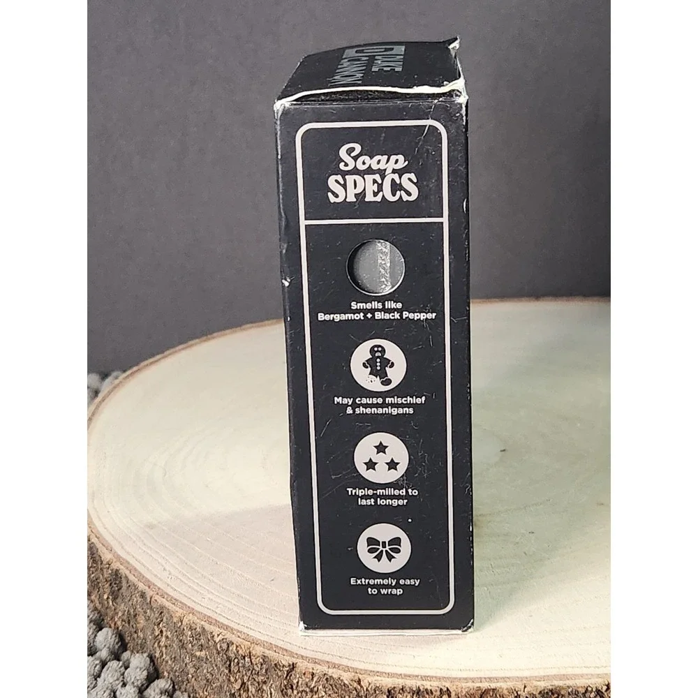NEW Duke Cannon Big A**‎ Lump of Coal 10oz Activated Charcoal Bar Soap